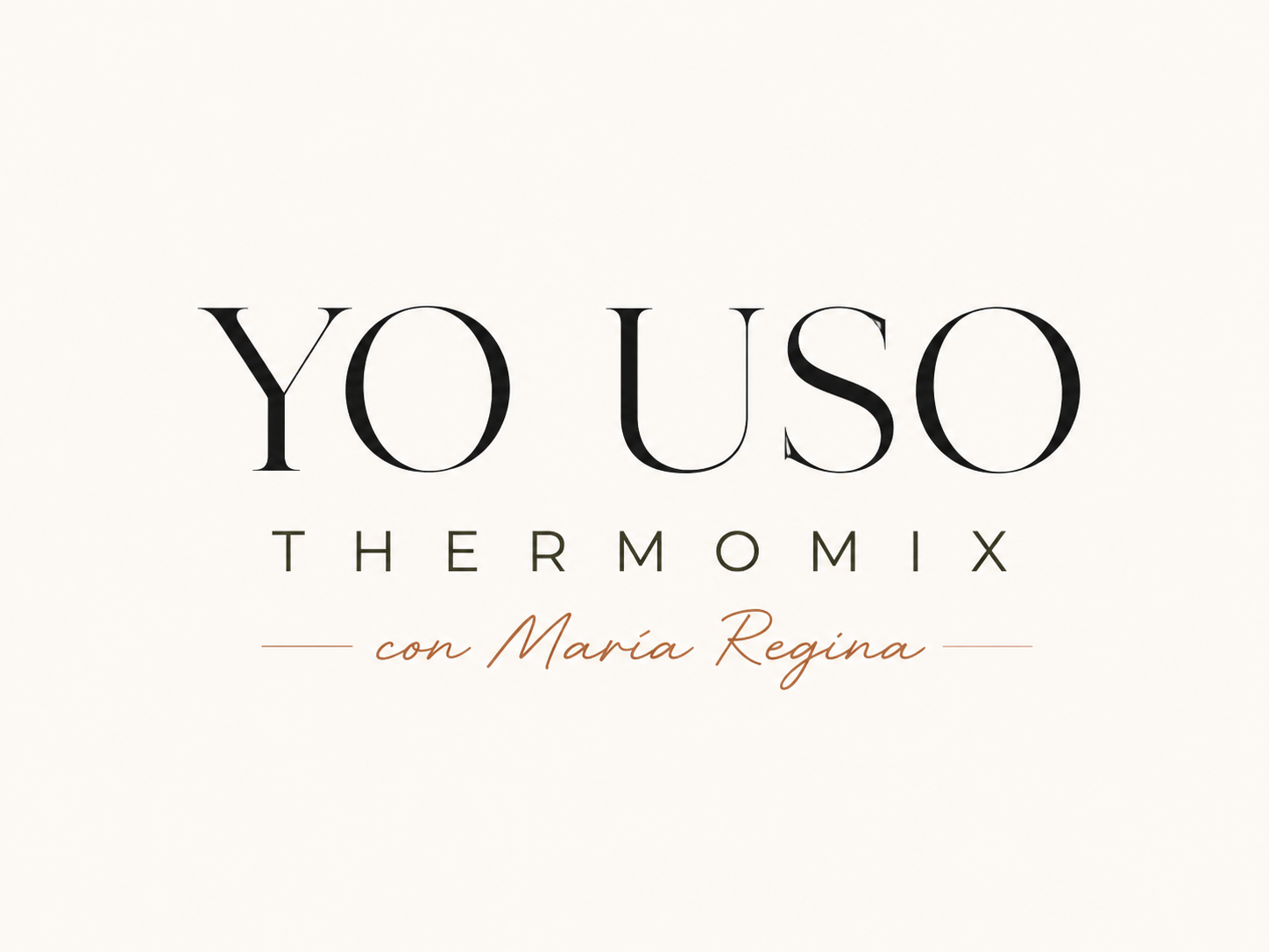 Yo Uso Thermomix — con María Regina