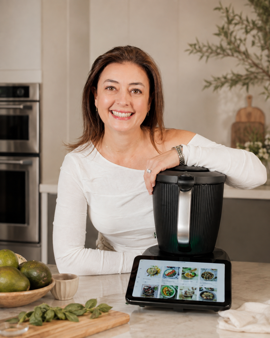 María Regina con su Thermomix TM7